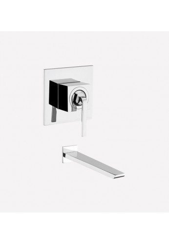 WEBERT - WOLO MISCELATORE MONOCOMANDO PER LAVABO INCASSO