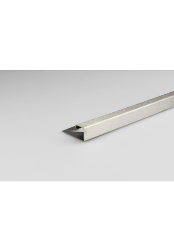 ARCANSAS CUBINOX PROFILO IN ACCIAIO  INOX PER RIVESTIMENTO DI CHIUSURA