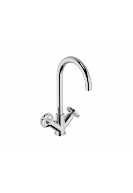 CISAL - GRACE MISCELATORE LAVABO LARGE CON SCARICO AUTOMATICO COMANDI A ROTELLA